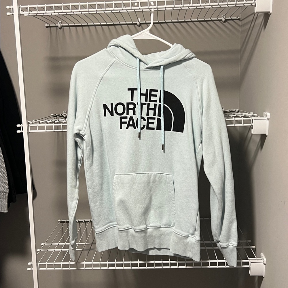 The North Face Sky Blue Hoodie Size XS